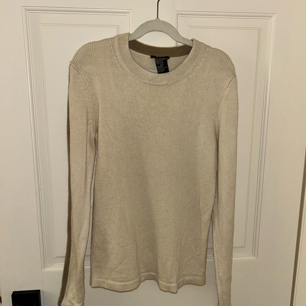 Theory Cream Knit Sweater